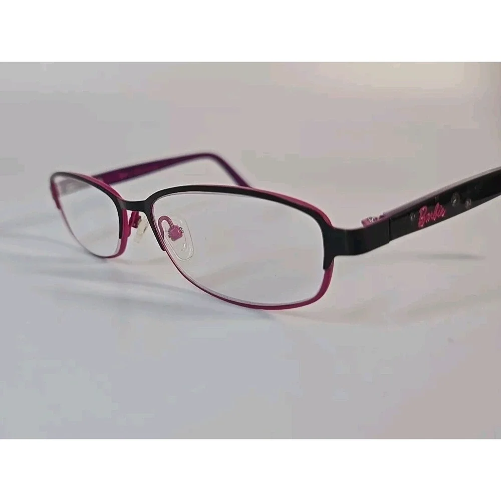 BARBIE RX EYEGLASS FRAME  49-15-127 PINK BLACK FIESTA‎